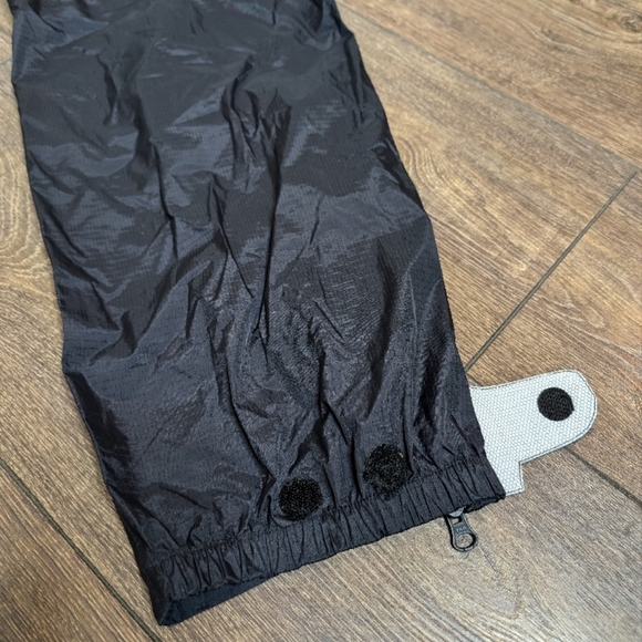GOLITE Black Thin Nylon PACKABLE WINDBREAKER PANTS Rain Hike Gym Layer Womens XL - Picture 8 of 8